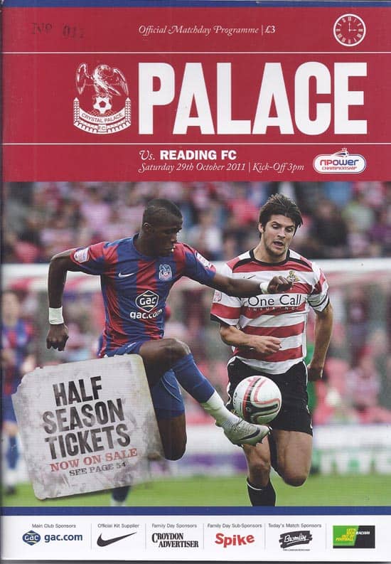 Crystal Palace FC v Reading FC